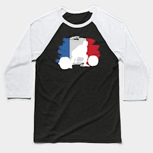 French Flag Deadlift - Powerlifting Baseball T-Shirt